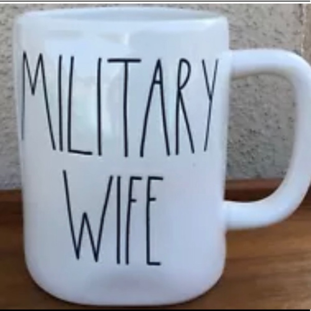 Coffee Mug Rae Dunn MILITARY WIFE